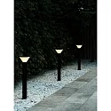 Nordlux bollard lamp NOORSTAD E27 IP44, black matt, white 