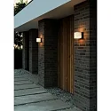 Nordlux outdoor wall luminaire FLUCTUS 13 E27 IP44, black matt, white 