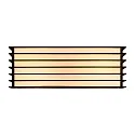 Nordlux outdoor wall luminaire FLUCTUS 28 E27 IP44, black matt, white 