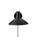 wall luminaire DARCI SHORT swivelling, rotatable E14 IP20, black 