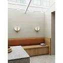 design for the people by Nordlux Wandleuchte FURIKO, G9, IP20, messing gebürstet