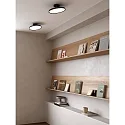 design for the people by Nordlux LED Deckenleuchte KAITO 2 PRO 30, 15W, 3000K, 1500lm, IP20, dimmbar, schwarz