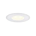 Nordlux LED Einbaustrahler ROSALEE, 36°, 7W, 2700/3000/4000K, 600lm, CRI>80, IP65, dimmbar, weiß