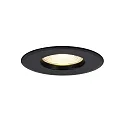 Nordlux LED Einbaustrahler ROSALEE, 36°, 7W, 2700/3000/4000K, 600lm, CRI>80, IP65, dimmbar, schwarz