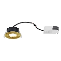 Nordlux LED Einbaustrahler ROSALEE, 36°, 7W, 2700/3000/4000K, 600lm, IP65/IP20, messing