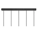 Nordlux Pendelleuchte TILO, 5-flammig, GU10, IP20, schwarz