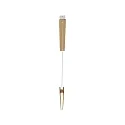 Nordlux pendant luminaire ILGAS IP20, brown dimmable