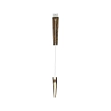 LED Pendelleuchte ILGAS, 47W, 3000K, 1800lm, IP20, dimmbar, dunkelbraun