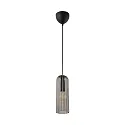 Nordlux Pendelleuchte MIELLA, E27, IP20, geripptes Glas, rauchfarben