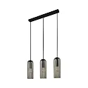 pendant luminaire MIELLA 3 flames E27 IP20, smoky colour dimmable