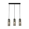 pendant luminaire MIELLA 3 flames E27 IP20, smoky colour dimmable