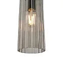 pendant luminaire MIELLA 3 flames E27 IP20, smoky colour dimmable