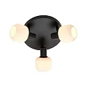 ceiling luminaire MILFORD MINI 3 flames E14 IP20, black dimmable