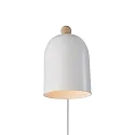 Nordlux wall luminaire GASTON E27 IP20, white 