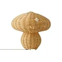 table lamp ALLIE E27 IP20, brown 