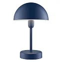 Nordlux LED-Akku Tischleuchte ELLEN TO-GO, IP44 IK02, 2.8W 3000K 300lm, 3-stufige MoodmakerTM Dimmung, mit IP-Ladestation, blau