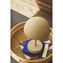 Nordlux battery table lamp ELLEN TO-GO without charger, with IP charging station IP44, beige, mat dimmable