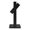 battery table lamp SAULIO IP44, black dimmable