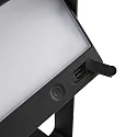 battery table lamp SAULIO IP44, black dimmable