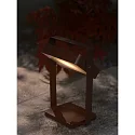 Nordlux Mobile LED Solar-Akkuleuchte SAULIO, IP44, 3.5W 3000K 200lm, 3-Step MOODMAKER™, Seeluft-beständig, Aluminium, braun