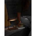Nordlux Mobile LED Solar-Akkuleuchte SAULIO, IP44, 3.5W 3000K 200lm, 3-Step MOODMAKER™, Seeluft-beständig, Aluminium, braun