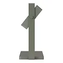 Nordlux battery table lamp SAULIO IP44, olive green dimmable