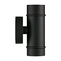Nordlux Outdoor Wandleuchte ARTILUS, GU10, IP54, IK02, dimmbar, schwarz