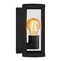 Nordlux wall luminaire LUCHY E27 IP44, black dimmable