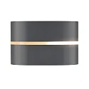 wall luminaire SIBELIS UP/DOWN E27 IP44, anthracite dimmable