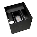 Nordlux wall luminaire MILDA KUBI UP/DOWN IP44, black 