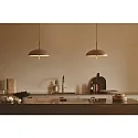 design for the people by Nordlux pendant luminaire VERSALE 35 E27 IP20, brown dimmable