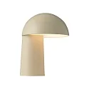 design for the people by Nordlux LED Akku-Tischleuchte FAYE, 4,3W, 2700K, 300lm, IP20, dimmbar, inkl. USB-C-Kabel, beige