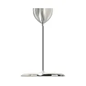 design for the people by Nordlux LED Pendelleuchte ARTIST 40, 25W, 3000K, 2300lm, IP20, edelstahl