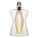 decorative filament lamp DECO CONE 15 clear E27 4,1W 320lm 2700K 360° CRI 80 dimmable, clear dimmable