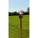Outdoor Standleuchte BLOKHUS, IP54, E27 max. 60W, mit Ring-Lamellen