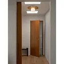 Deckenleuchte SIONA, E27, IP44, dimmbar, holzfarben
