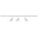 1-Phasen Strahler JEROME LINK Schienensystem, 3er Set, GU10, IP20, inkl. 1m Schiene, dimmbar, weiß