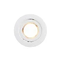 Nordlux LED Einbaustrahler MONOLO, 1er Set, 36°, 4,8W, 3000K, 70/230/450lm, IP20, IK03, dimmbar, weiß