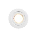 LED Einbaustrahler MONOLO, 3er Set, 36°, 4,8W, 3000K, 70/230/450lm, IP20, IK03, dimmbar, weiß