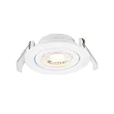 Nordlux LED Einbaustrahler MONOLO, 3er Set, 36°, 4,8W, 3000K, 70/230/450lm, IP20, IK03, dimmbar, weiß