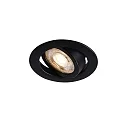 Nordlux LED Einbaustrahler MONOLO, 3er Set, 36°, 4,8W, 3000K, 70/230/450lm, IP20, IK03, dimmbar, schwarz