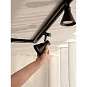 1-phase spot EIK LINK GU10 IP20, black dimmable