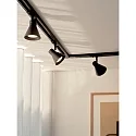 1-phase spot EIK LINK GU10 IP20, black dimmable