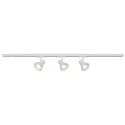1-phase spot EIK LINK set of 3 GU10 IP20, white dimmable