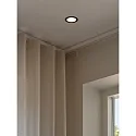 Nordlux LED Einbaustrahler OLEA, 3er Set, 110°, 4,4W, 2700K, 345lm, IP65/IP20, IK03, schwarz