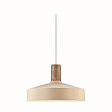 pendant luminaire ELVAS E27 IP20, dusty green dimmable