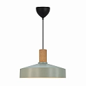 Nordlux Pendelleuchte ELVAS, E27, IP20, mit Kork, staubgrün