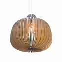 Nordlux pendant luminaire HAZO 43 E27 IP20, brown dimmable