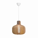 Nordlux pendant luminaire HAZO 43 E27 IP20, brown dimmable