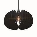 Nordlux pendant luminaire HAZO 65 E27 IP20, black dimmable